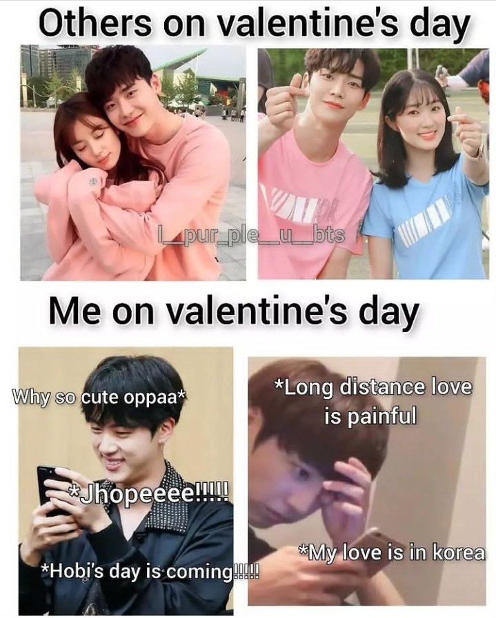 abcdefghi__Kooo's tweet photo. Happy Valentine's Day ❤🌹
Tag Your single friend 😒
#HappyValentinesDay #ValentinesDay2022 #ValentinewithBTS #BTS https://t.co/gtL6v45P1d