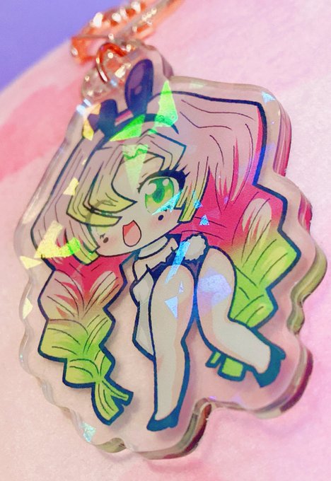 1 pic. Here is a link to my keychains for everyone asking TTuTT!!
Drawn and designed by me :3!! 
PLUSS