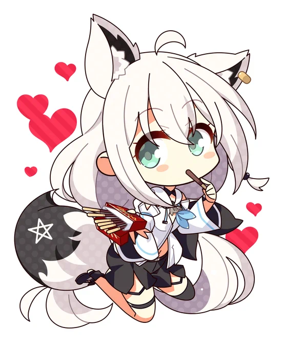 ハッピーバレンタイン❤️

#絵フブキ 