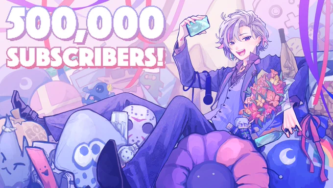#絵スコート
50万人おめでとう🎂
https://t.co/1z3IgZGH6y 