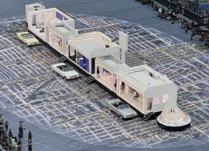 It took 50 years, but the Super Bowl halftime set is such a triumph for those who appreciate the beauty of the real LA streetscape  -- hamburger stands, florescent signs, low-rise retail. About it