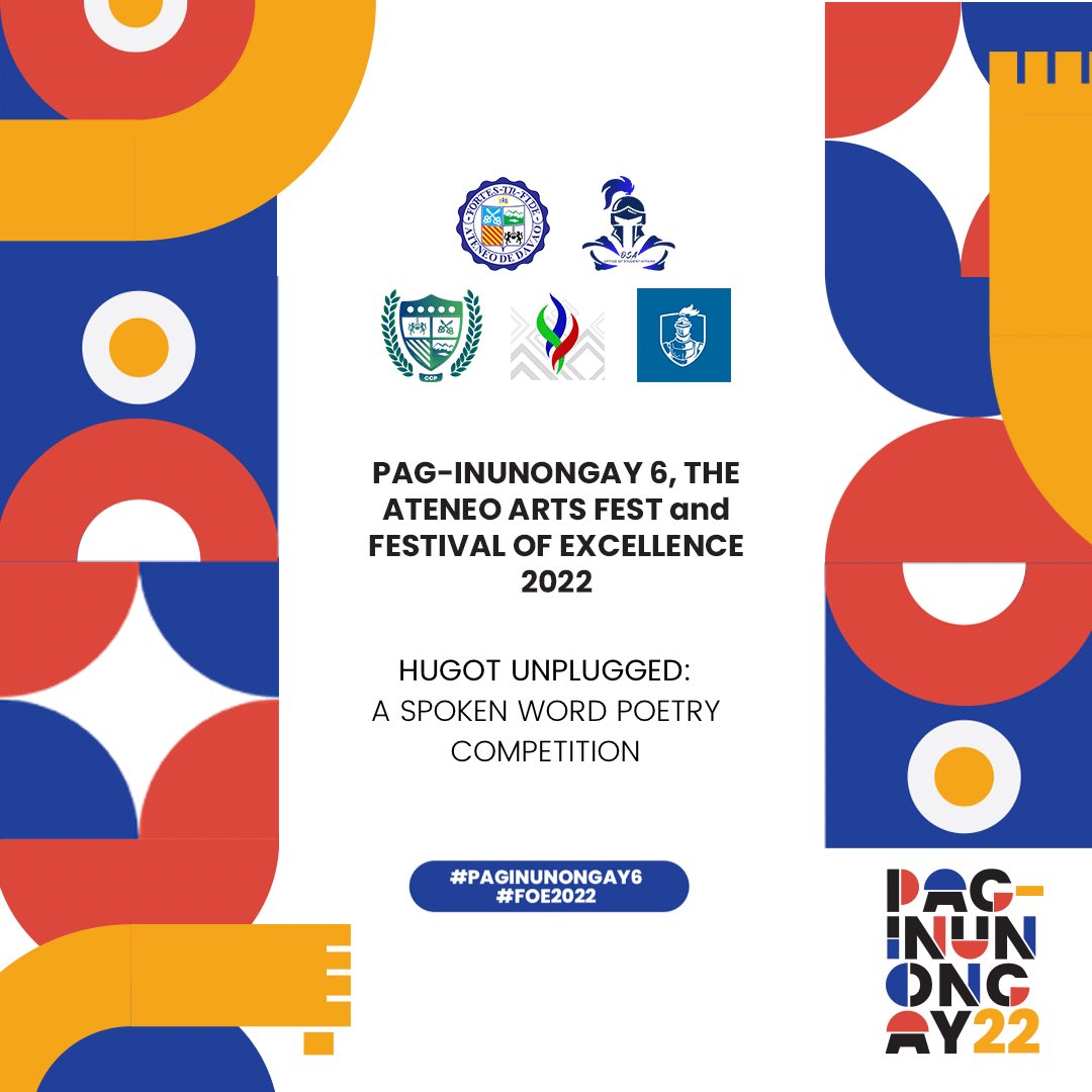 AdDUCultArts's tweet photo. LOOK I Check out the Hugot Unplugged: A Spoken Word Poetry Competition entries today on our FB Page. 

This year’s Hugot Unplugged dwells on stories of hope and kindness in pandemic times. 

#PAGINUNONNGAY6 
#FOE2022 

Nurturing Cultures, Cultivating Artistry https://t.co/Y3uN89rvsT