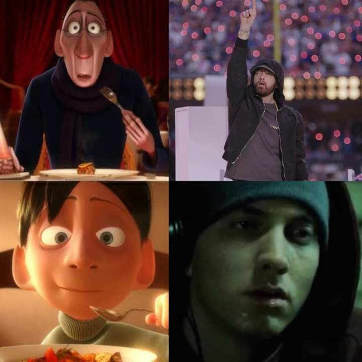 tdtvhn's tweet image. Yo cuando salió Eminem