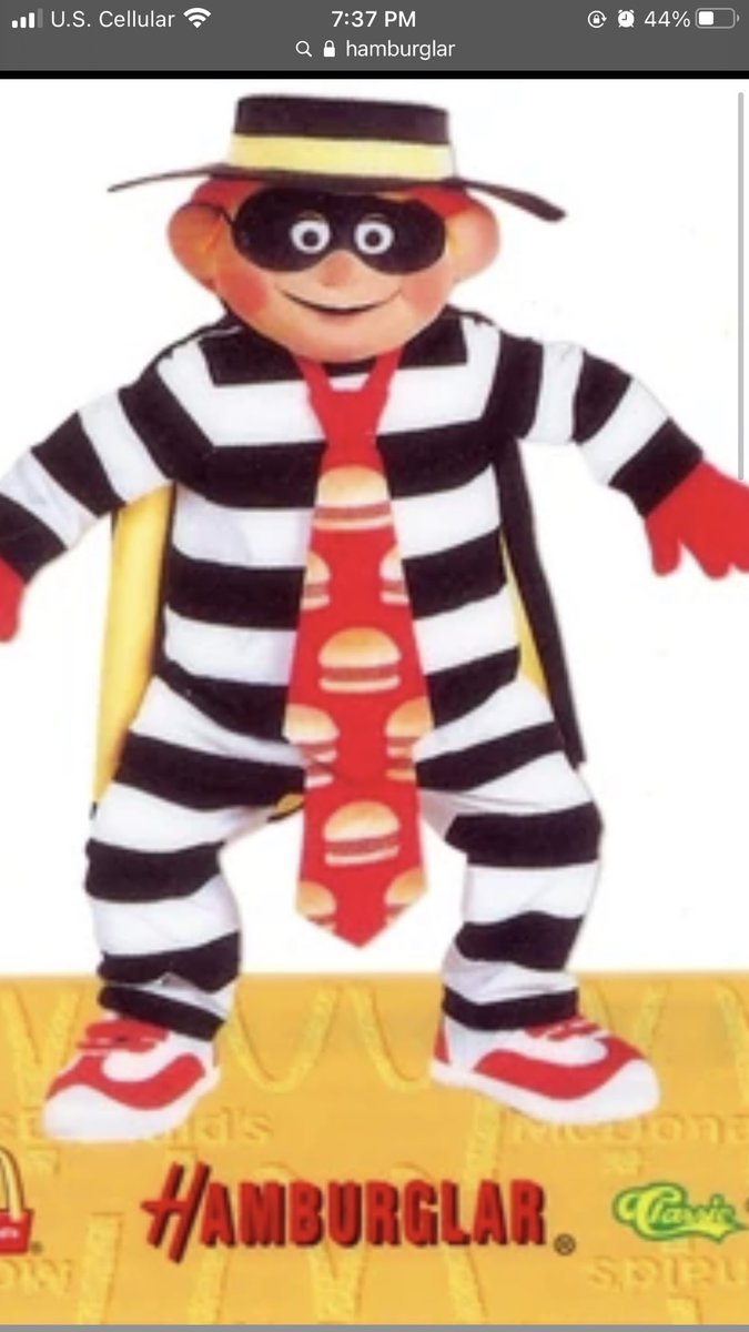 JoziGrobe's tweet photo. Tell me why Joe Burrow’s super bowl outfit looks like he is about to rob Ronald McDonald as the Hamburglar https://t.co/9Bz501Xud8