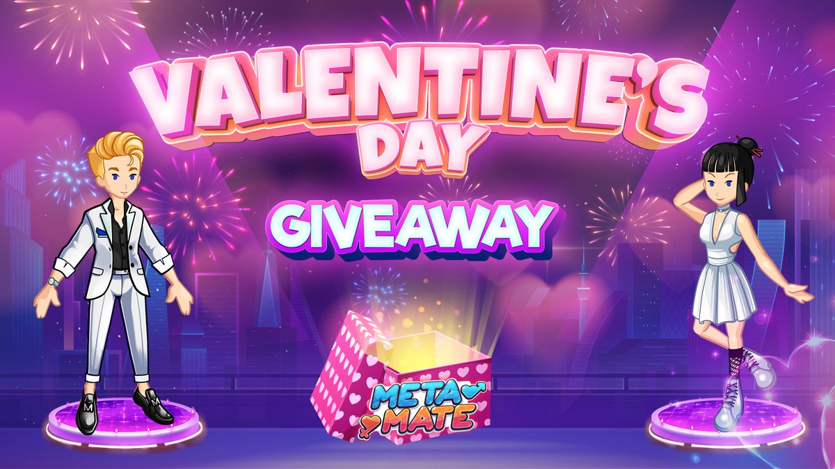 MetaMate_NFT's tweet photo. VALENTINE #GIVEAWAY WITH #METAMATE
🎁5 whitelist slots
❗️TASKS❗️
🧞‍♂️Comment your Valentine wishes
✏️Fill out this form: https://t.co/0C1q2irqlE
💓Follow @MetaMate_NFT on Twitter
💓Join #MetaMate on Telegram 👉🏻https://t.co/itXozaKsfj
💓Tag 3️⃣ friends

#free-to-play #invest-to-earn https://t.co/jH1IO9k9gD