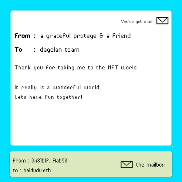 sweet <a href="/themailboxNFT/">The Mailbox NFT</a> ❤️❤️❤️❤️

happy valentine