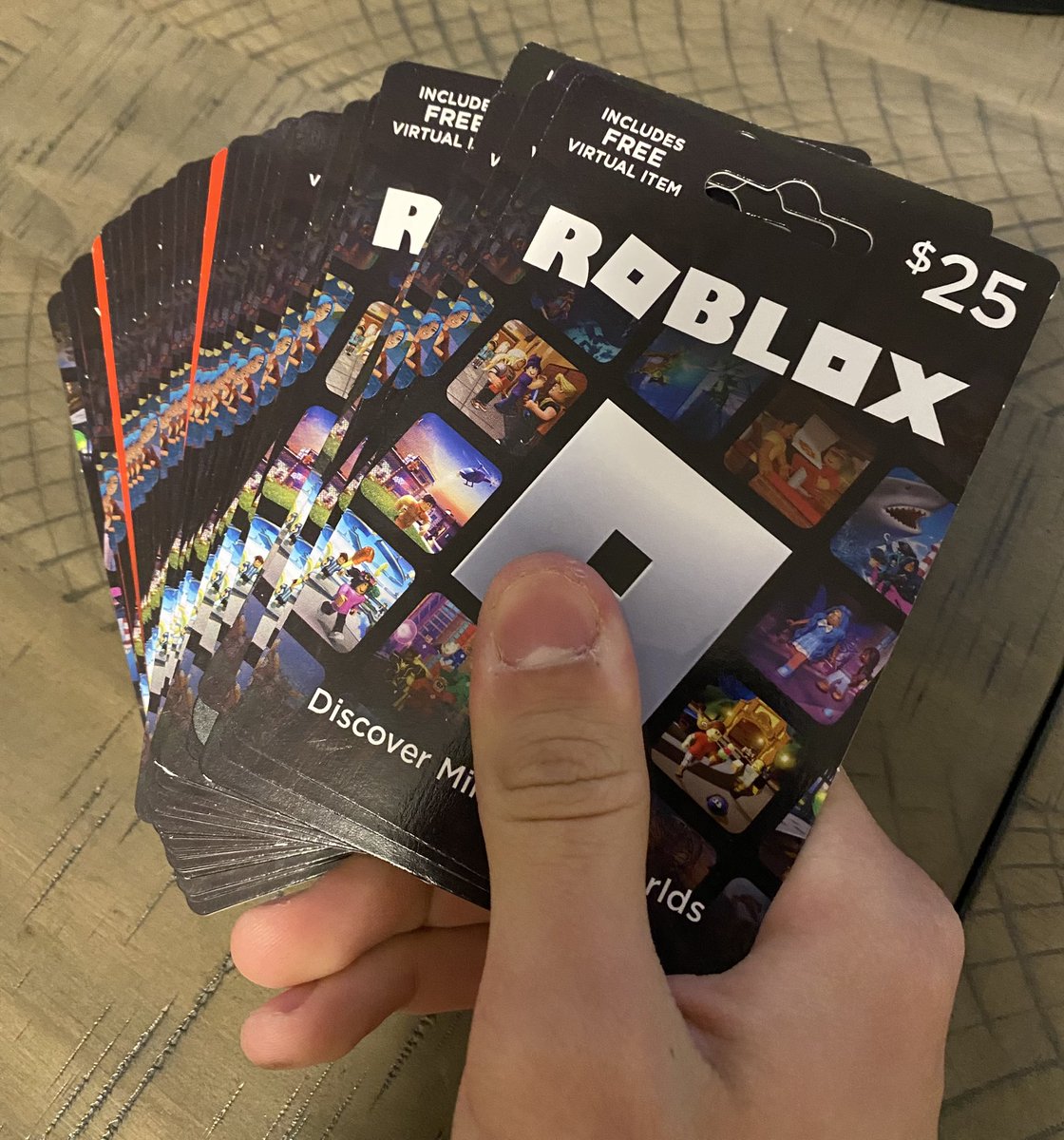 Model8197 on X: Who wants this $25 Robux Card? I only have 1 left.   / X