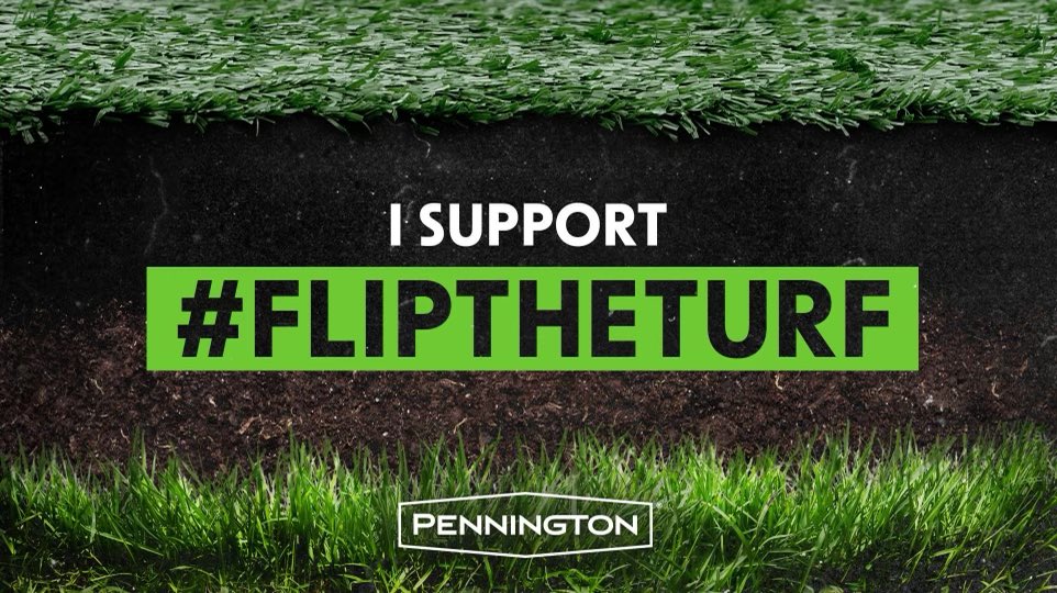 Growing up in CO, I fell in love with football & playing on real grass. It’s safer than artificial grass & better for my teammates and I – not to mention the environment. Join me and @penningtonlawn to #fliptheturf to real grass.Sign: change.org/fliptheturf #penningtonpartner