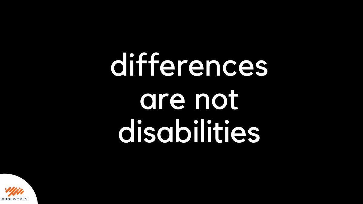 Kasia_UDLWorks's tweet photo. Differences are not disabilities. #UDL #UDLchat #UDLWorks #TeacherTwitter #EduTwitter #education https://t.co/PB8P6Yj9s4