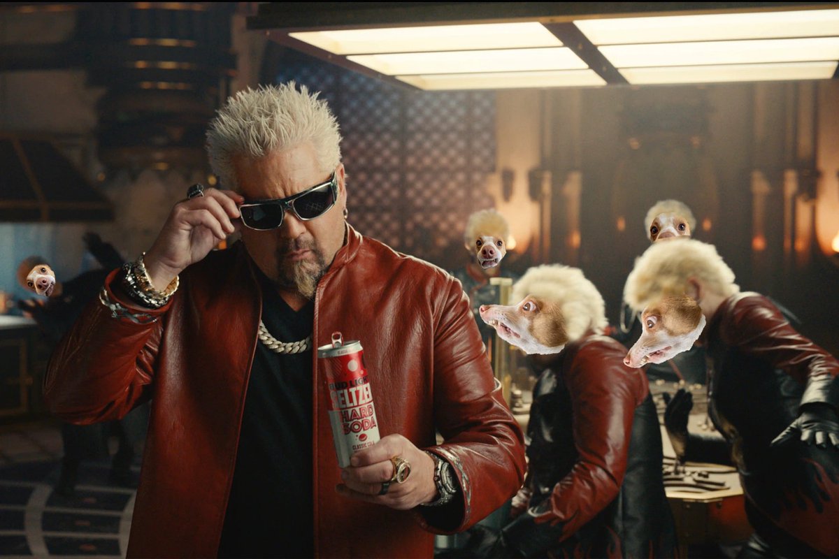 barkbox's tweet photo. BACK AGAIN WITH ANOTHER DOG-LESS COMMERCIAL (but we fixed it). Come on @GuyFieri !! @budlight @BarkyBo #SuperBowl https://t.co/di6s9WaIvr
