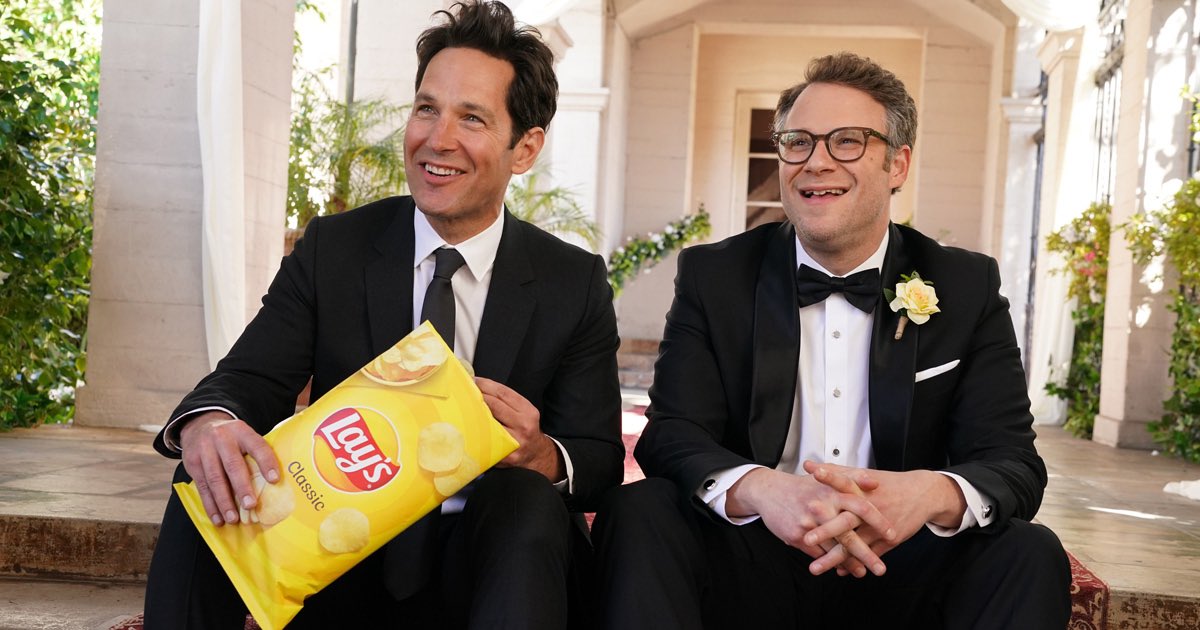 youought2know's tweet photo. I love Paul Rudd, but no one eats Plain Lay’s Potato Chips. Right?!?
#SuperBowl #SuperBowlCommercials https://t.co/cPkfDseqGU