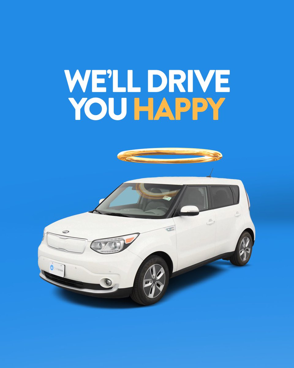 Carvana's tweet image. Did that #Kia pup get you charged up? 🐶🔌  RT for a chance to win a prize that’ll #DriveYouHappy. #CarvanaSweepstakes. With thousands of cars online, find one that drives you happy.  No Pur Nec, U.S. 18+, Ends 02/14. Rules: bit.ly/WDYHGDG