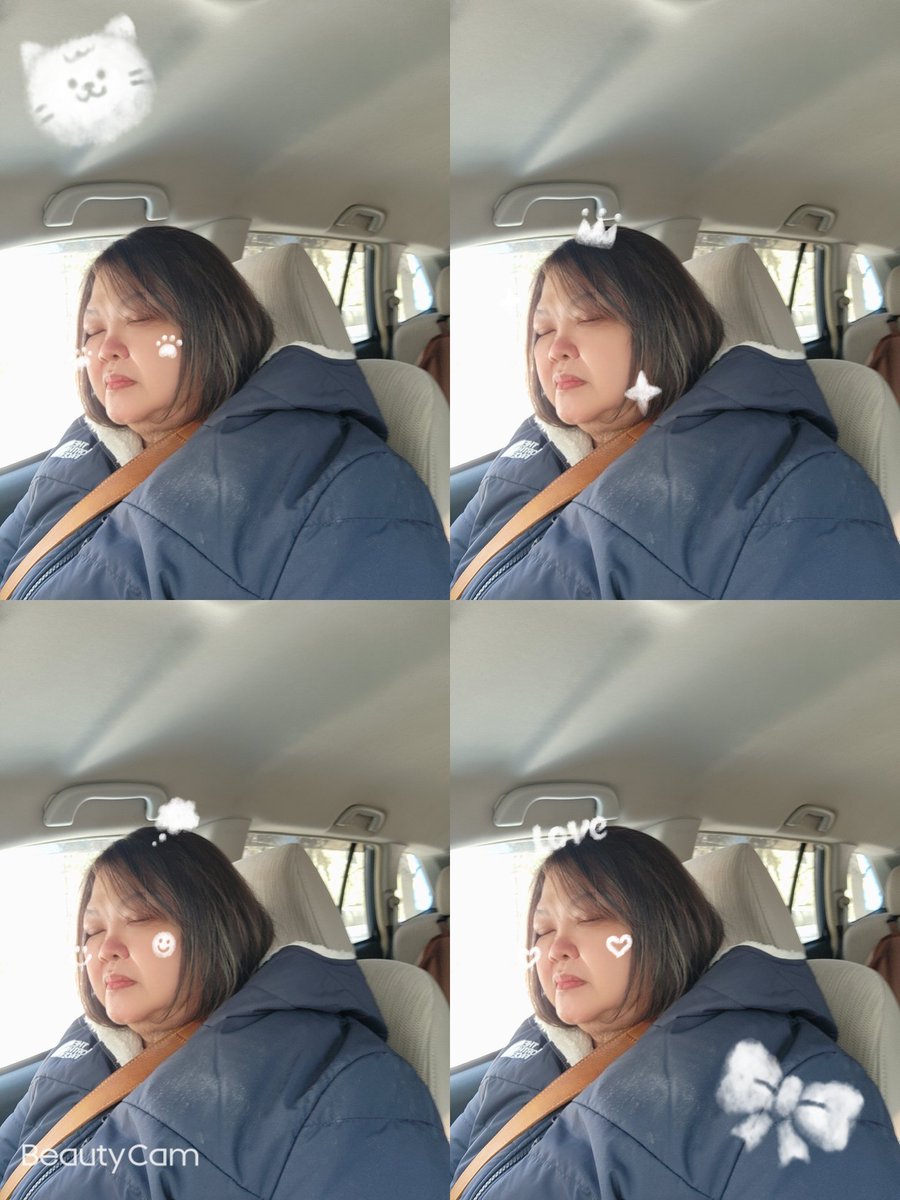 My mom had a haircut.