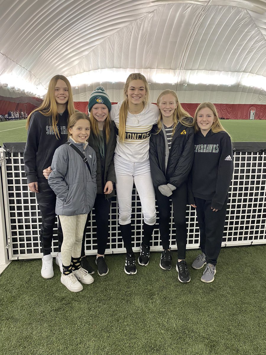 There’s something so special about <a href="/SilverHawkSball/">Silver Hawks</a>! So many current players watching alumni on opening weekend. Only a few short years from now and roles will be reversed! 💚 #culture