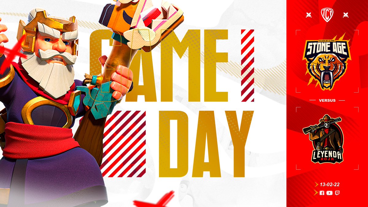 ¡Última guerra de la noche! 🏆🎙️
Dos grandes equipos se enfrentan hoy en la <a href="/TorneoCRC/">TCR</a>, los equipos de #StoneAge 🆚 #LeyendaRoja.
youtu.be/X3qdR5zmtVM