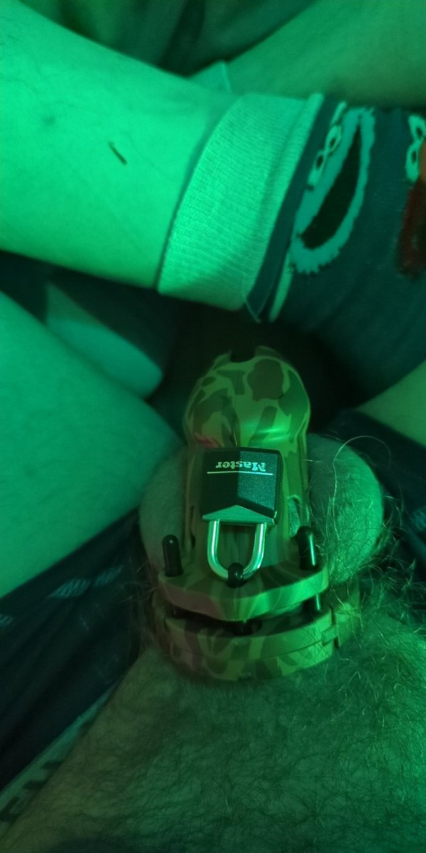bear_dorky's tweet photo. Managed to stuff myself into a cock  cage. I have 3 partners. We'll see who asks for the key first. 
#toplock #daddydick https://t.co/RInmp2vW09