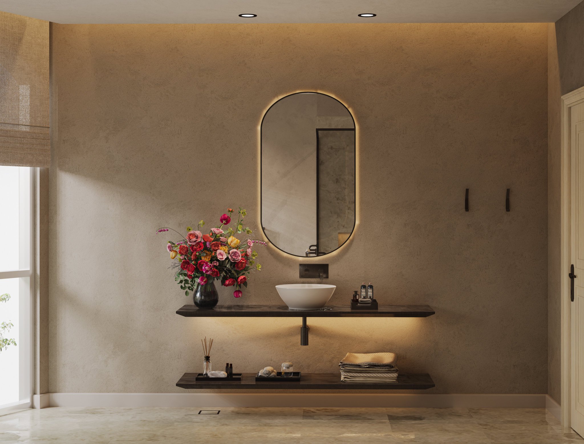 D5 Render on Twitter "Master bathroom by ArchiTab Modern elegant