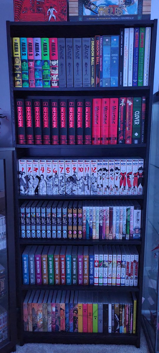 Read_Kingdom's tweet photo. Happy #Shelfiesunday everyone! Haven't participated before but figured #anitwt wouldn't mind. https://t.co/CnfMeXH8qZ