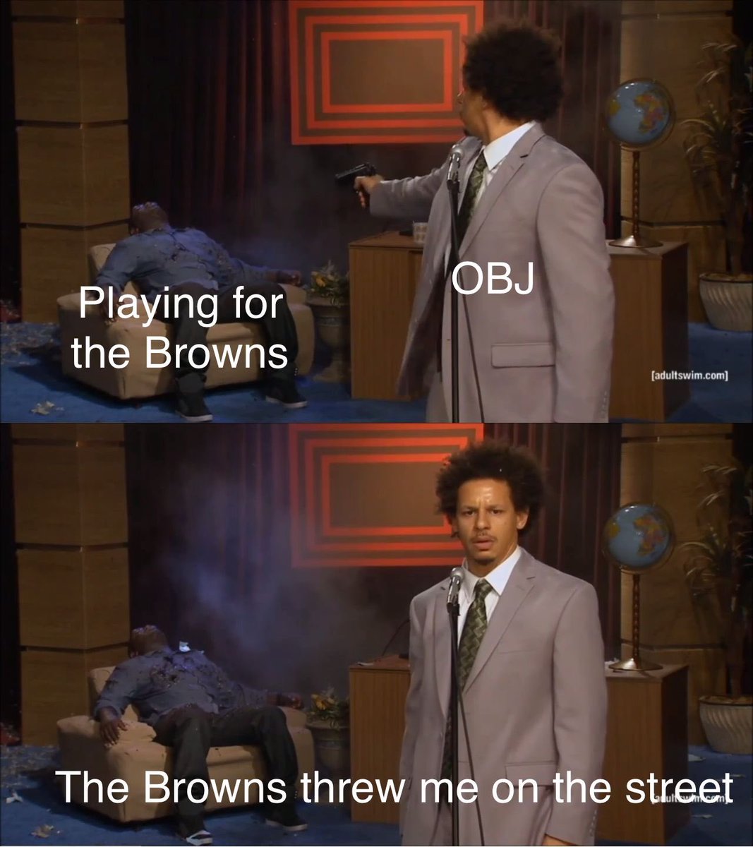 “tHe brOwNs thReW odElL OuT oN thE stReEt”