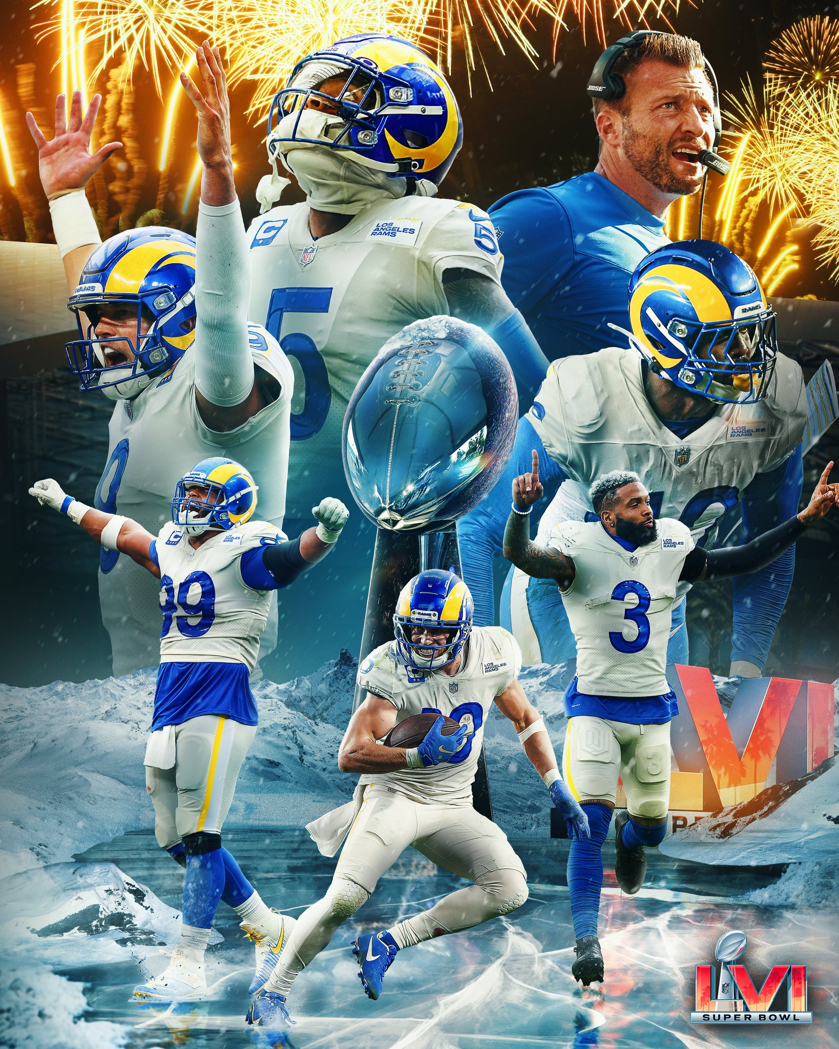 Sunday Night Football on NBC on Twitter "THE RAMS ARE SUPER BOWL CHAMPIONS! RamsHouse SBLVI