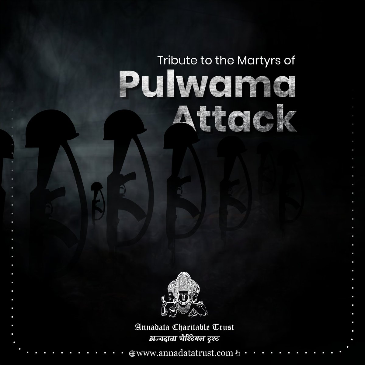 KhimsarNGO's tweet image. Salute the martyrs!

The Supreme Sacrifice will be always remembered. 

Annadata Charitable Trust pays Heartfelt Tribute to Martyrs of #PulwamaTerrorAttack &amp;amp; promises to serve the Nation for which they Sacrificed their lives.

#JaiHind #JaiHindKiSena
#Pulwama