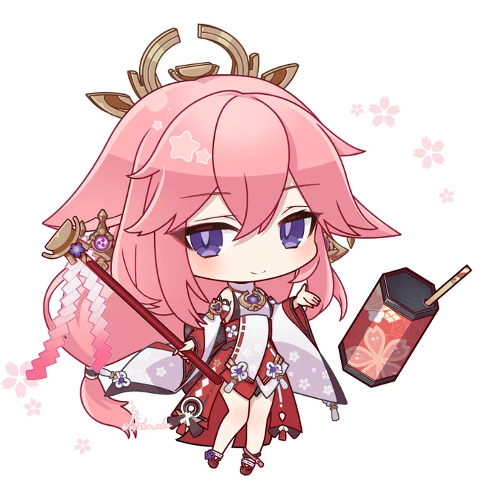 八重神子ガチャ祈願絵🌸
ガチャ運の大吉がきますように
#原神 #GenshinImpact #yaemiko 