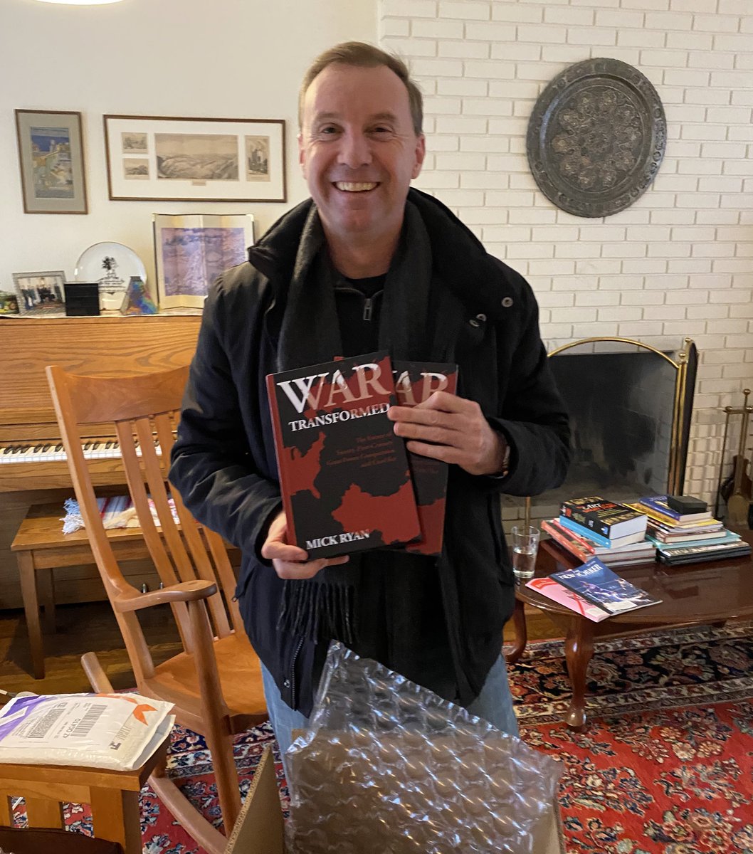 Tonight, I finally got to experience what it feels like to open a box full of copies of my first book. It has been a long journey, and I have benefited from the wisdom, guidance &amp; support of many people along the way. Thank you also to <a href="/USNIBooks/">Naval Institute Press</a> - you have been amazing.