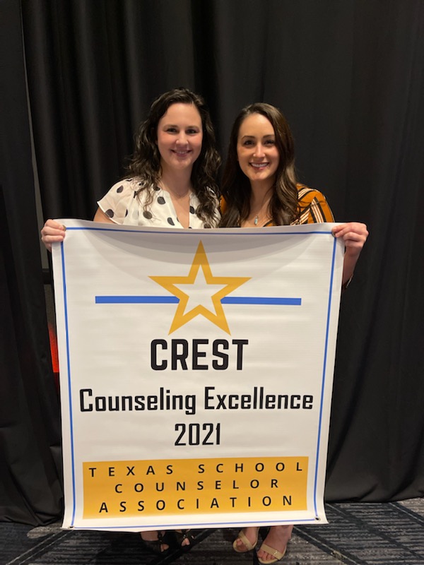 Honored to represent the Arbor Creek Counseling Department as recipients of the Texas School Counselor Association CREST Award #tsca #risingtogethertsca22 #CREST <a href="/ArborCreekMS/">Arbor Creek MS</a>