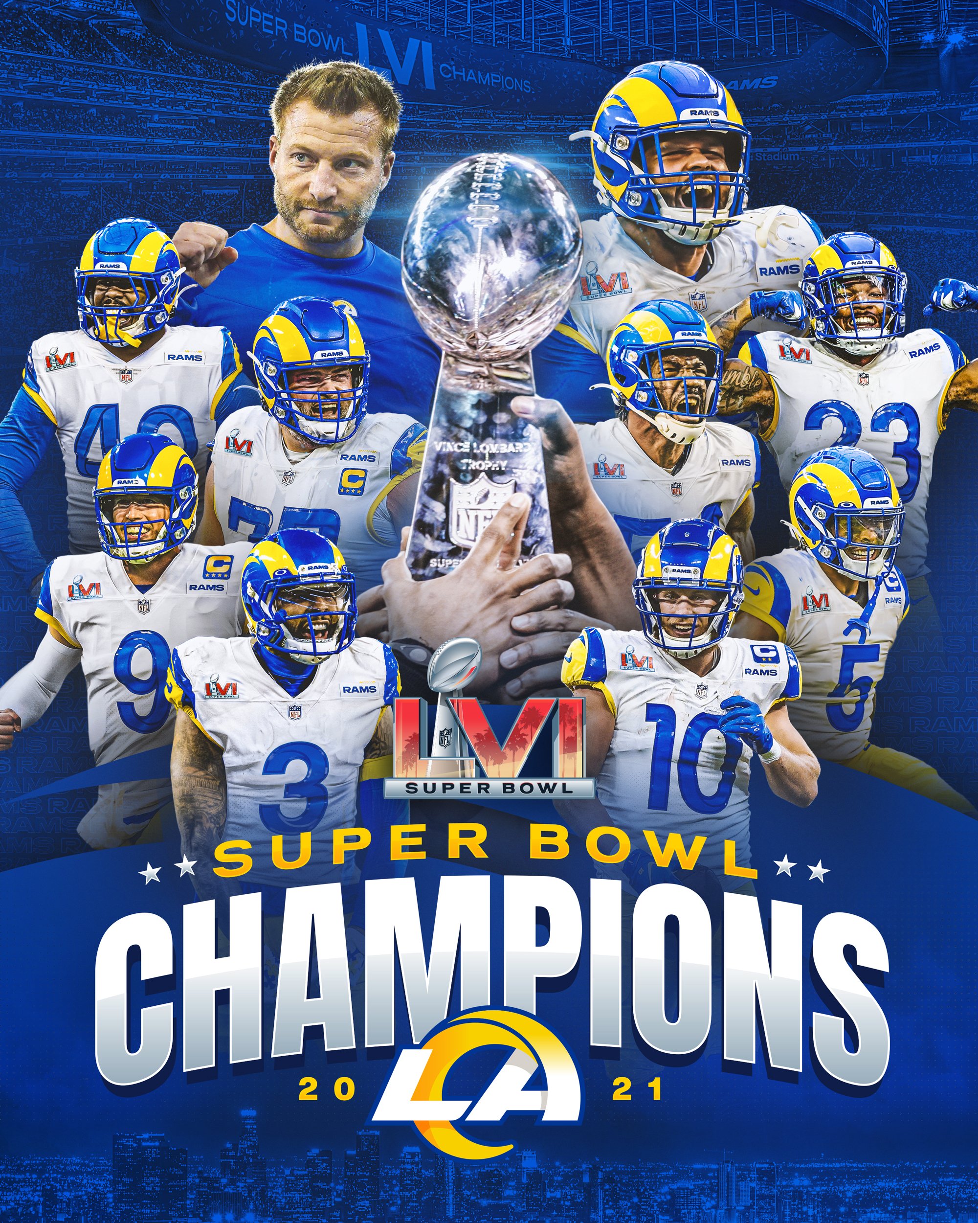 Los Angeles Rams on X: 'SAY IT WITH YOUR CHEST! #SUPERBOWL CHAMPIONS!   / X