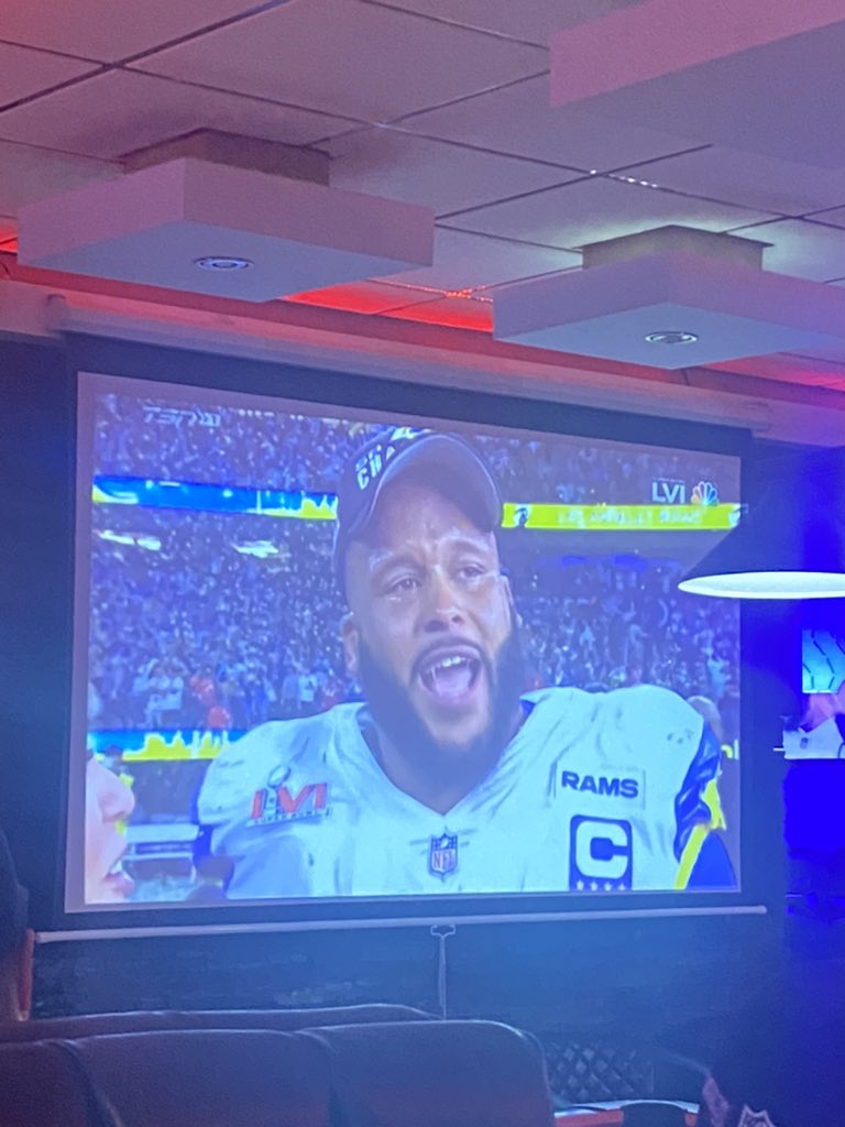 ToneArmah's tweet photo. Give this man Aaron Donald his credit, one of the best defensive lineman ever and he has solidified his legacy with this Super Bowl win #Super Bowl #Rams #OMG #The NFL #AaronDonald https://t.co/RPjDKbJTVA