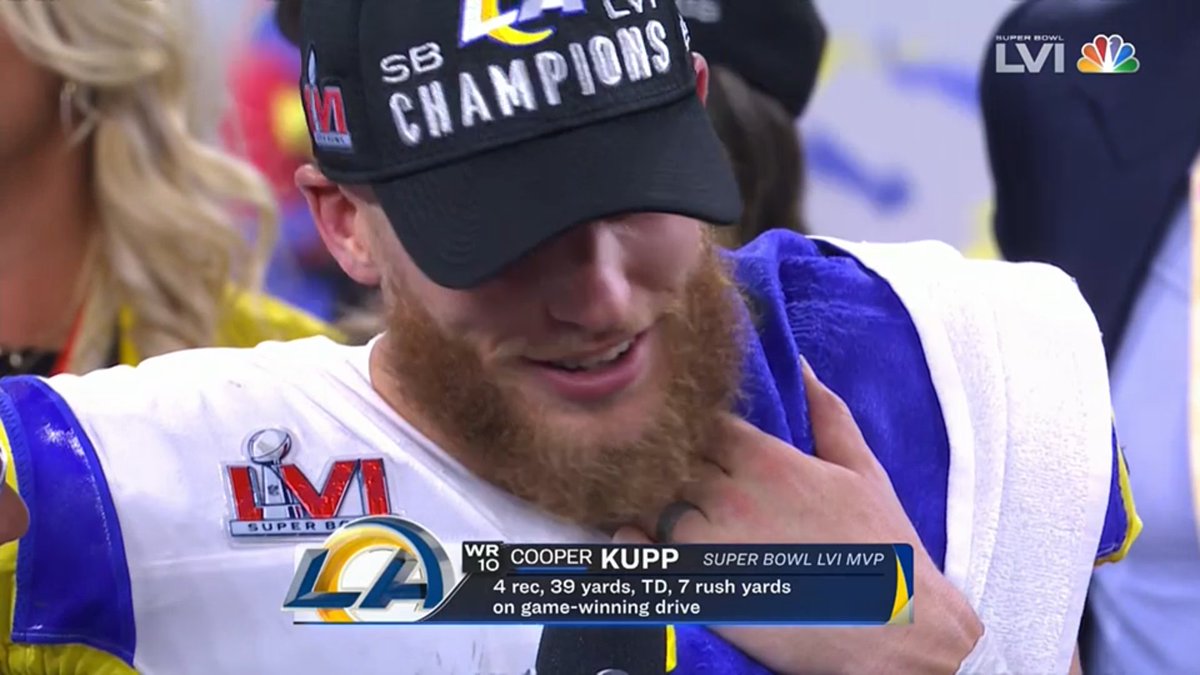 BleacherReport's tweet image. MVP goes to none other than Cooper Kupp 🏆

What a game.