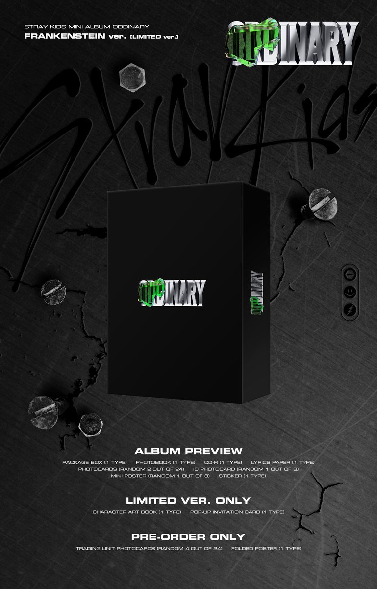 starrycityph's tweet photo. WTS | LFB | #SCPHGOs✨

Stray Kids - <ODDINARY>  
FRANKENSTEIN ver. (LIMITED ver.) PH GO
with JYP POB
— 690PHP + LOCAL SF ONLY

☆ Pooling are available (FIRST TO PAY BASIS)
☆ All Albums are counted in Charts
☆ With Freebies

DOP: 03/18
NORMAL ETA

form: https://t.co/HYgMDSQRA7 https://t.co/aDcZQuE6KU