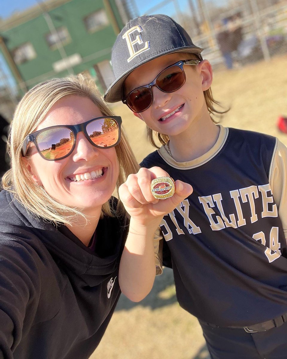 cmills2007's tweet photo. Very proud of Bronson and our Elite 9u baseball team. CHAMPS BABY! Bronson’s first time pitching today. #welldeserved #playedhard #startingouttheseasonright #stxelite https://t.co/5hUA2kSaPe