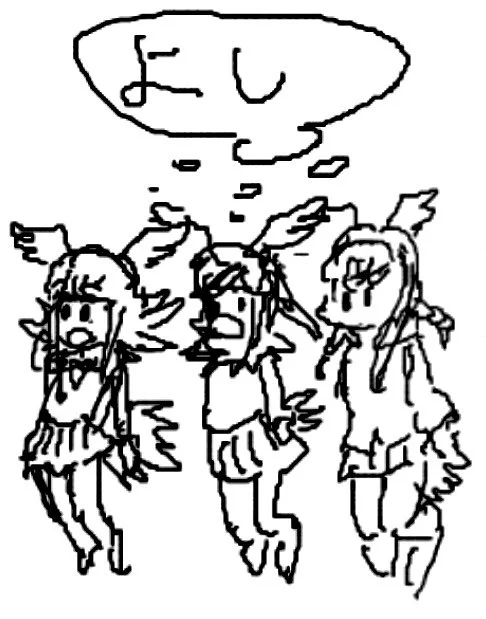 絵茶で隣接した場所に描いた合いの手系rkgk https://t.co/hfTueZGR1c 
