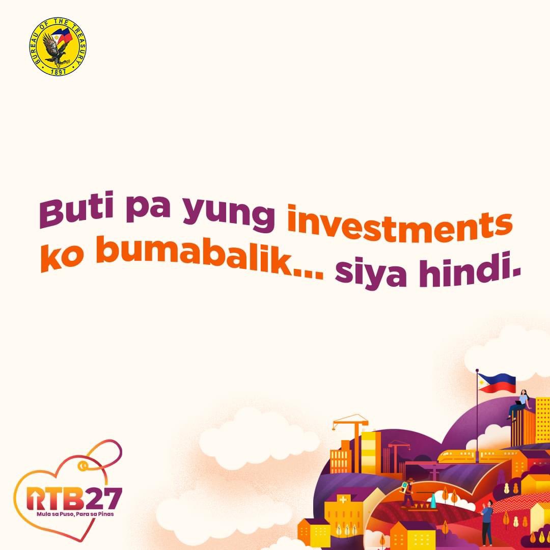 TreasuryPh's tweet photo. Ayaw mo ba ng matagalang pag-aantay? Dito quarterly kang babalik-balikan. Paano?
Stay tuned tomorrow, February 15, 2022 para makilala ang “the one!”
#RTB27 https://t.co/dNb6mymatI