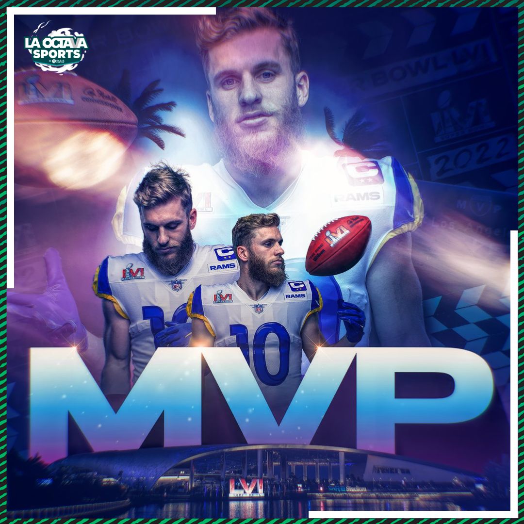 laoctavasports's tweet photo. EL MVP DEL SUPER BOWL 👏🏼🏈

Cooper Cup se hizo presente en el super bowl haciendo 2 anotaciones 🔝

Más que merecido 👏🏼

#TeDaMásEmociones #NFL #Superbowl #CooperCup https://t.co/37ud2ANuev