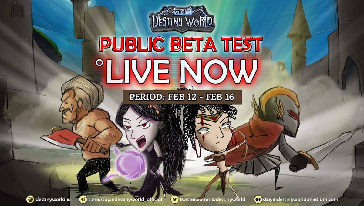 Smart_NFT_News's tweet photo. 🎉 @SIWdestinyworld Game Public Beta test is LIVE!
🎆 #StayInDestinyWorld is a #DeFi NFT game with multi-gameplay combined including: Rare crypto-collectibles, Action Role-Playing, Farming strategy & Community Building.
🔽INFO
https://t.co/8sTcYQMVRF
#SNN1 #NFT #P2E https://t.co/JMR2JKRpF5