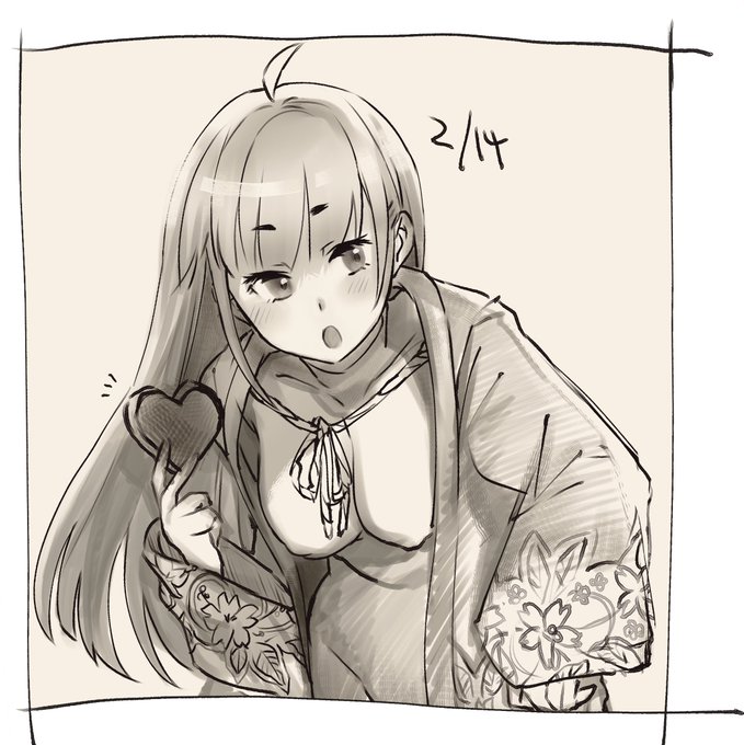 バレンタインらくがき 