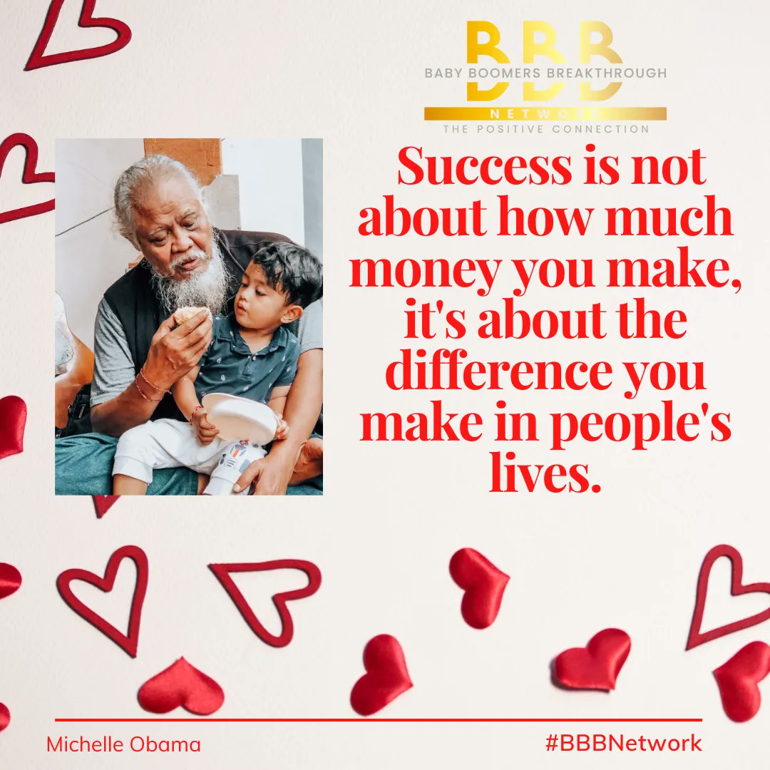 As a Baby Boomer remember that our tomorrow's are not promised. Show love to someone special today by tagging them in this post.  Also, don't forget to join as a BBB Network Member.  Membership starts at 11 cents a day.  Visit buff.ly/3J6wSkJ to JOIN TODAY!