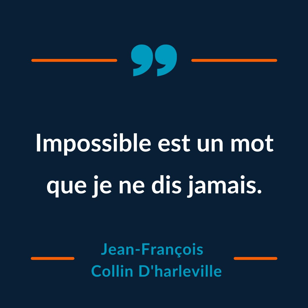 paykrom's tweet photo. Jean-François Collin D'Harleville devient avocat en 1780. Il se passionne pour le théâtre et l'écriture.
L'inconstant, jouée en 1784 à Versailles, puis en 1786 à Paris, sera son premier succès. 17 ans plus tard, il sera élu à la prestigieuse Académie française.

#MondayMotivation https://t.co/t8YUaoBPJ8