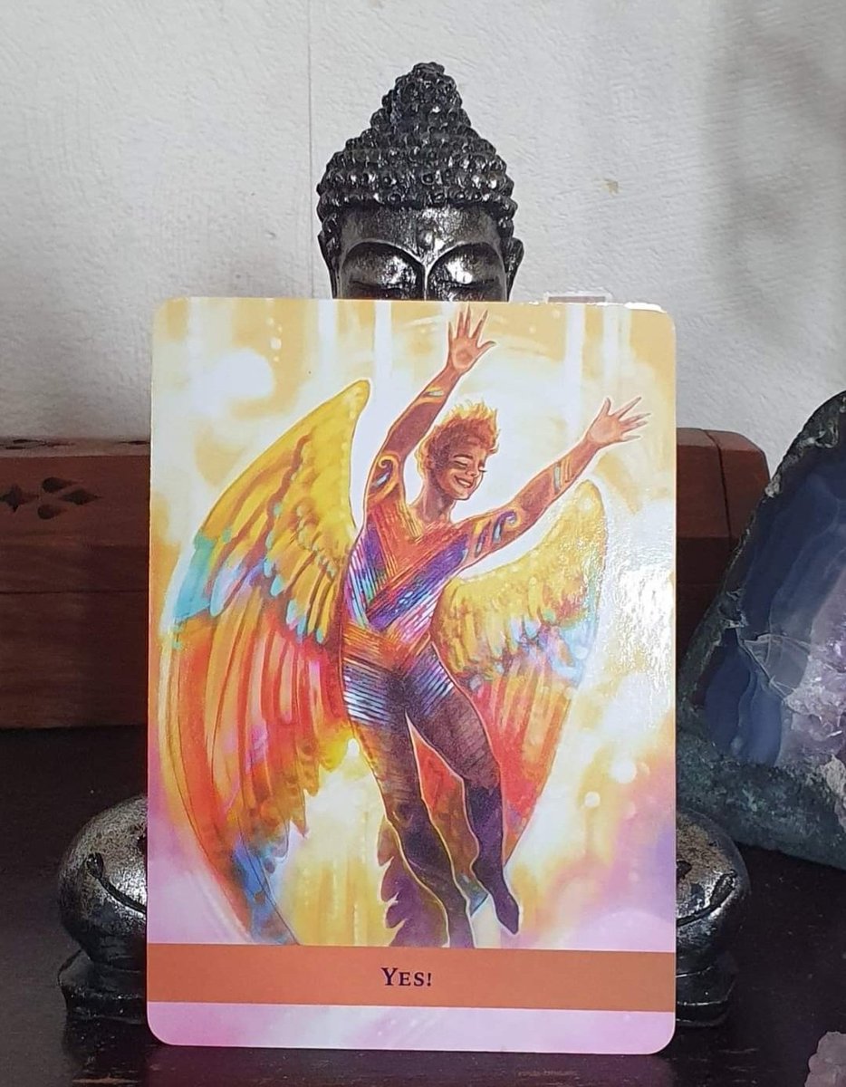 Aspects01's tweet image. Today's Angel Guidance: YES! If you have been holding off for the right time, the time is now, &amp;amp; you are being encouraged to take the next step. You're good to go. If you're feeling scared, it's ok. Invite in help. Your angels are there to guide you.
#cardoftheday #angelguides