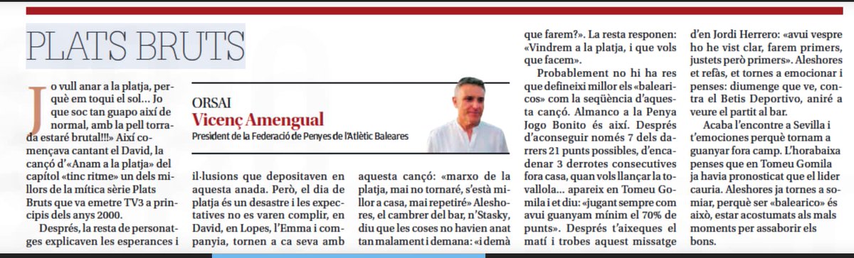 L'Orsai d'avui: "Plats bruts"

Per: <a href="/floromanial/">vicenç amengual sala</a>
Via: <a href="/diariomallorca/">Diario de Mallorca</a>