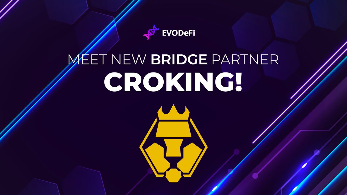 Welcome <a href="/CroKingOfficial/">CroKing</a> - our new partner for bridge services! 

The first reward token with 7% Cro-Rewards on #Cronos Chain!

#NFA #DYOR
