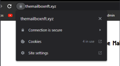 The Mailbox NFT tweet media