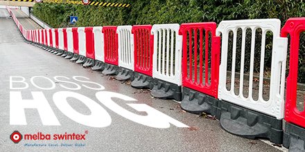 Boss Hog - it's All Dutch to Us.
We were recently delighted to be sent images from one of our Exports customers of an installation they had erected in Belgium.

mailchi.mp/melbaswintex/b…

#product #design #manufacture #exports #recyclable #safety #barriers