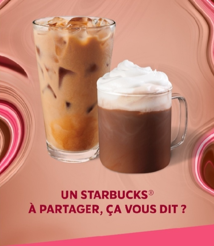 Dealabs's tweet photo. 💕 ☕ 
Une boisson achetée = Une boisson offerte chez Starbucks 
➡ https://t.co/nnQt8f6Rey ⬅ 
#bonplan https://t.co/VYzQm38T7k