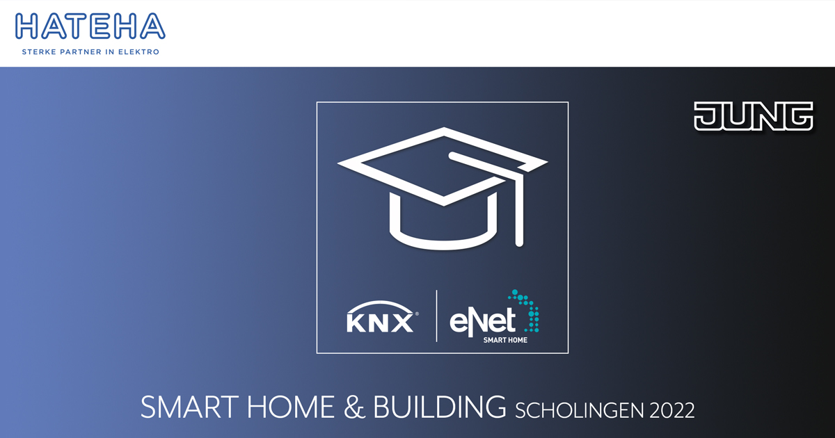 Om u te ondersteunen bij de toenemende vraag naar Smart Home systemen organiseren we vanaf 17 februari a.s. een aantal gratis scholingen.

Kijk op hateha.nl/agenda/ voor meer informatie of om u in te schrijven.

#JUNG #domotica #eNet #KNX #scholing