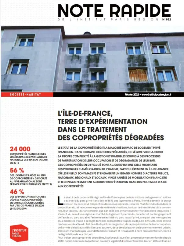 CarolineNM5's tweet photo. L' @linstitutPR retrace les 20 années de mobilisation financière et technique afin d'établir un bilan des politiques d'aide aux #copropriétés en Ile-de-France.
🔗 https://t.co/7I1sJkSSSg
#ANAH #POPAC #ORCOD #VOC #COPROPRIÉTÉ #ANRU #CDSR
#EPCI #EPF #NPNRU #PIC #PIG #RNC https://t.co/bwYxDx7E5n