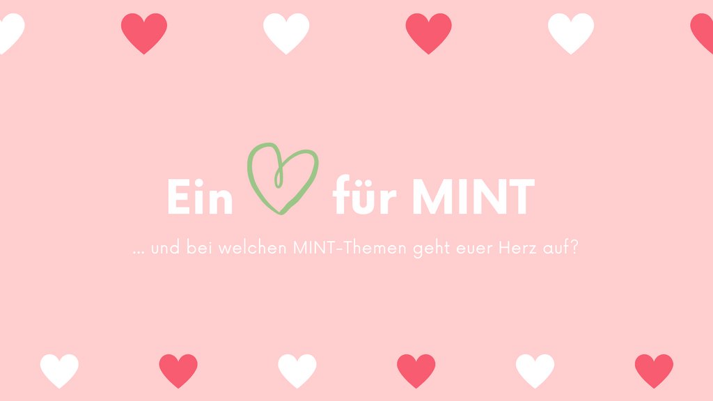 mintfit_hamburg's tweet photo. Happy Valentines Day oder auch ein 💚 für MINT-Tag!
Welches MINT-Fach, welche MINT-Themen, welcher MINT-Beruf liegt euch am Herzen?
Was genau an "MINT" lässt euer Herz höher schlagen?
Wir haben ein 💚 für MINT! Ihr auch?
#mintfit #valentinstag #mintliebe #valentinesday https://t.co/ERwty3N7MG