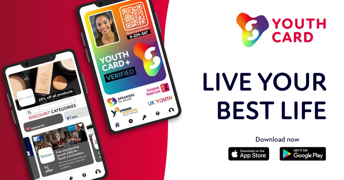 youngenterprise's tweet photo. Do the young people in your life know about Youth Card?

Designed for ages 11-25, Youth Card is the one-stop shop for amazing career opportunities and retail discounts. 

Download the app now 👇 https://t.co/ddSFjR5HMT https://t.co/3OZBszWLd8
